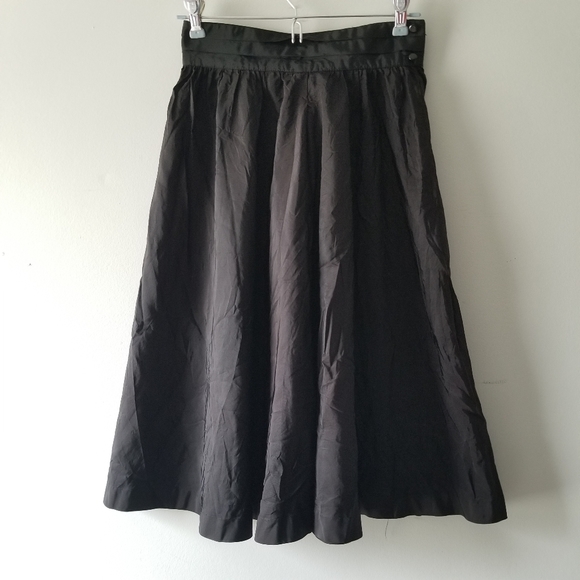 Vintage Gunnies Ganne Sax By Jessica McClintock Black Skirt -